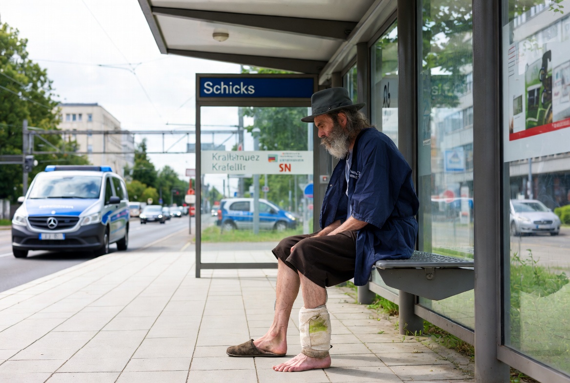 Verwirrter älterer Herr