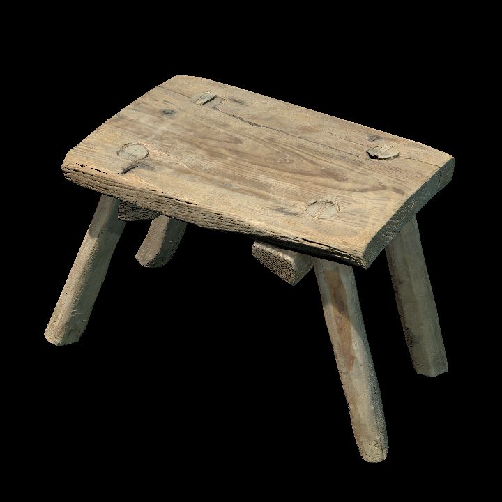 Furniture, Stool, Wood 3