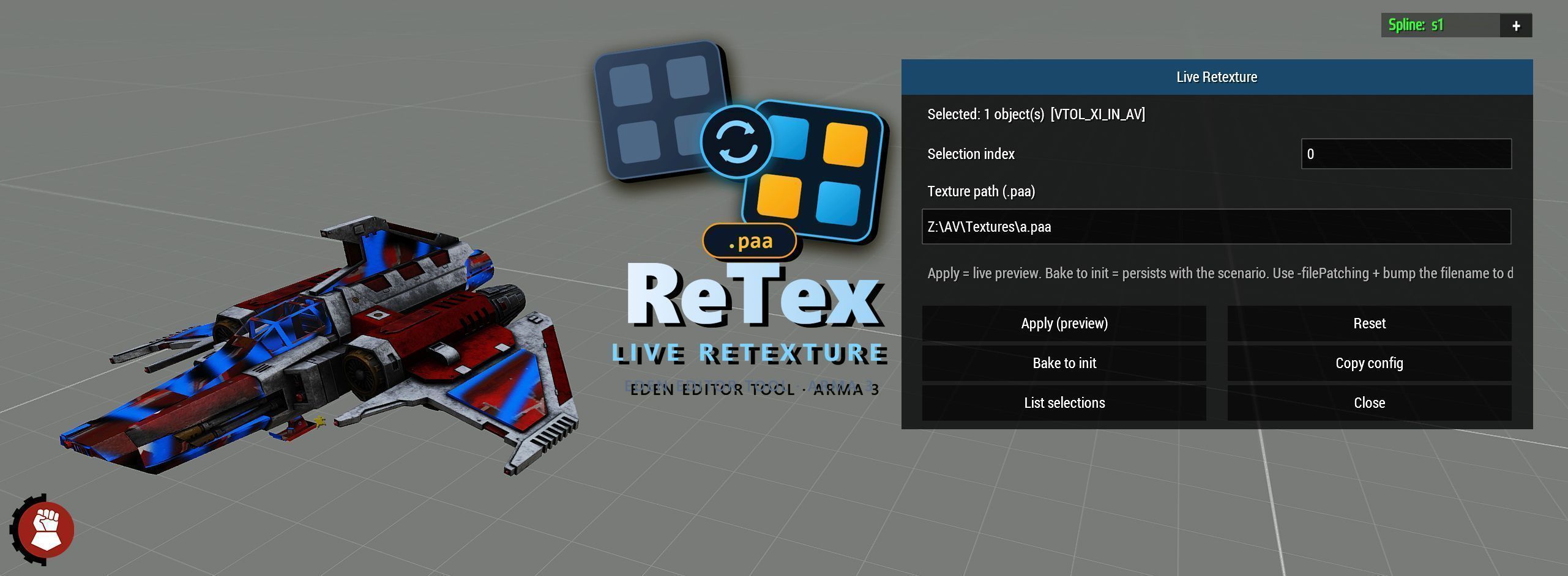 ReTex - Live Retexture Preview