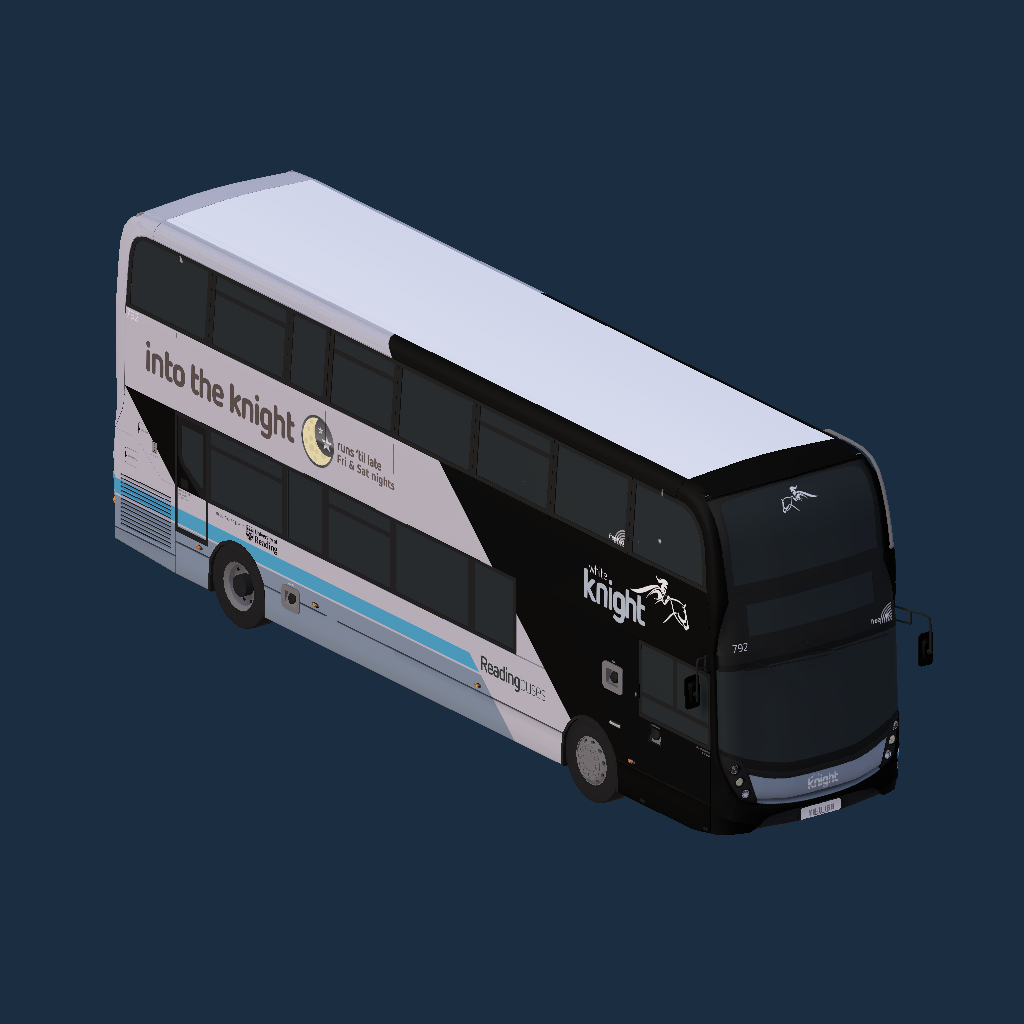 Reading Buses White Knight Enviro 400 MMC 792