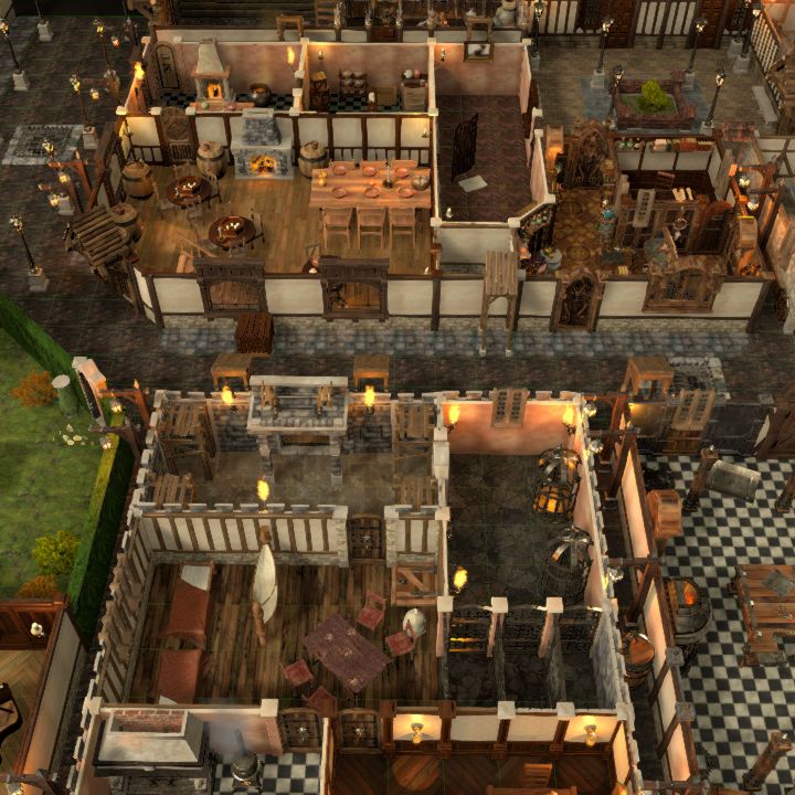Town Corner And Alleys