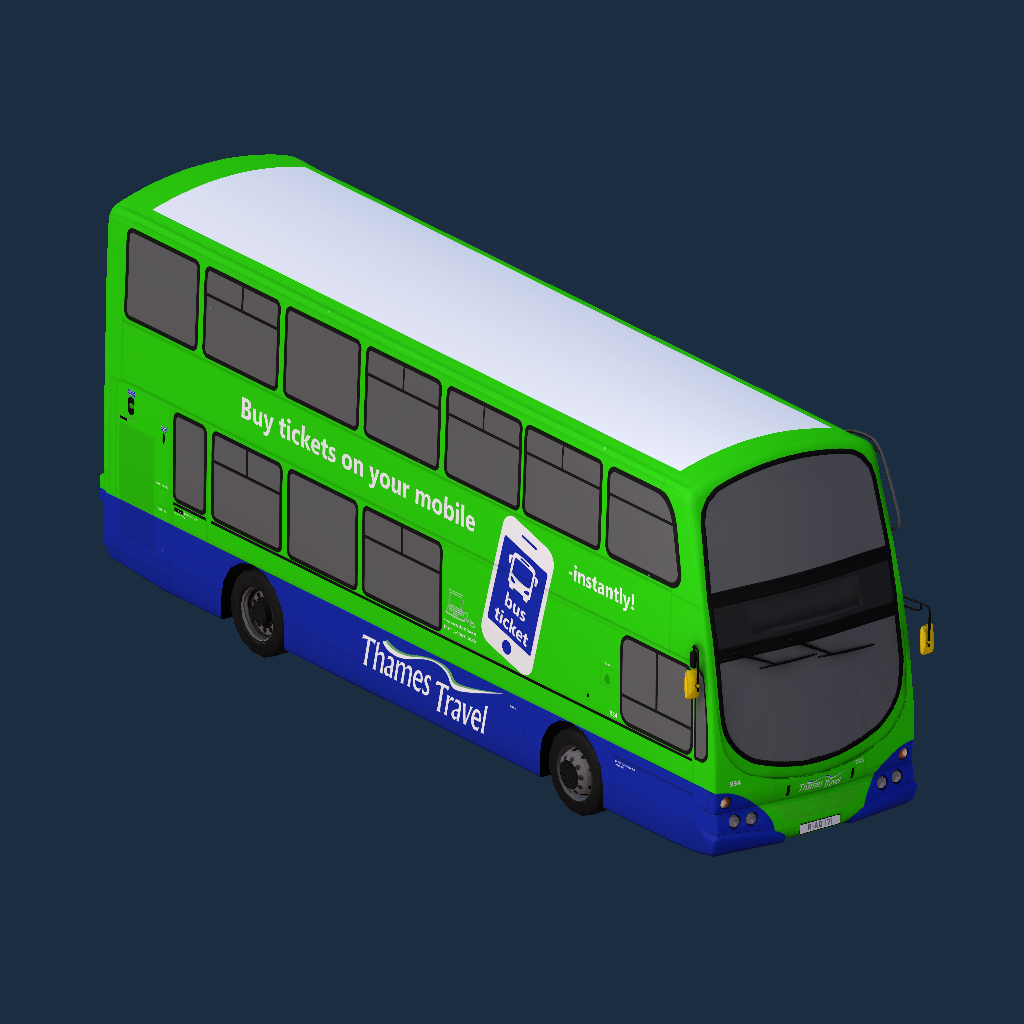 Thames Travel Volvo B7TL Wright Gemini 1