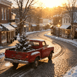 Christmas spirit in a snowy town | SalyutSash preview