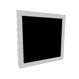 Mirrored Cabinet - White