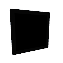 Mirrored Cabinet - Black