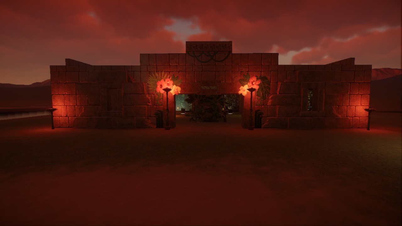 Tropical Temple Exhibit Building preview