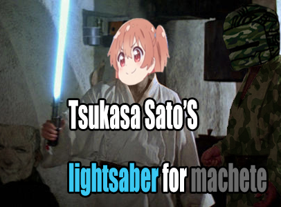Tsukasa Sato‘s lightsaber