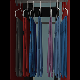 Kids Pants for Narrow Closet  Bright multi colors.