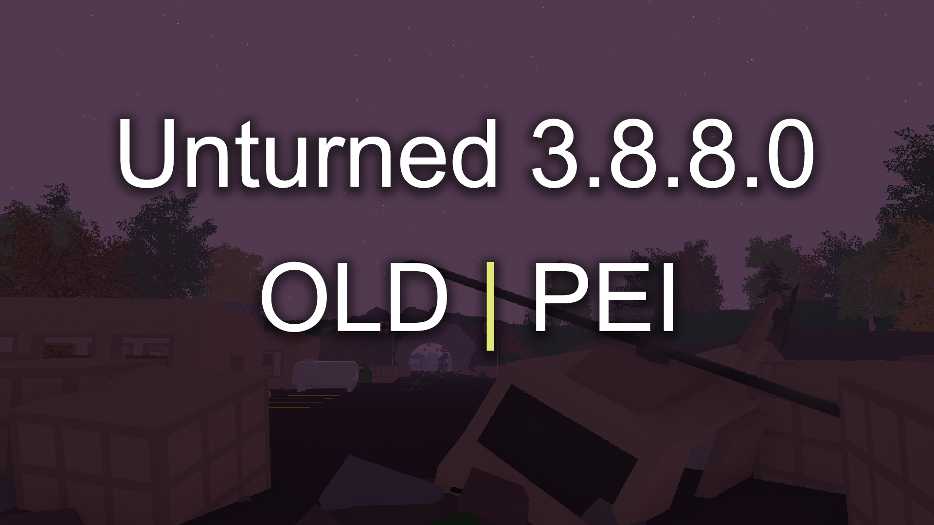 Old PEI 3.8.8.0 (Old Military clothing added) – Unturned Mod