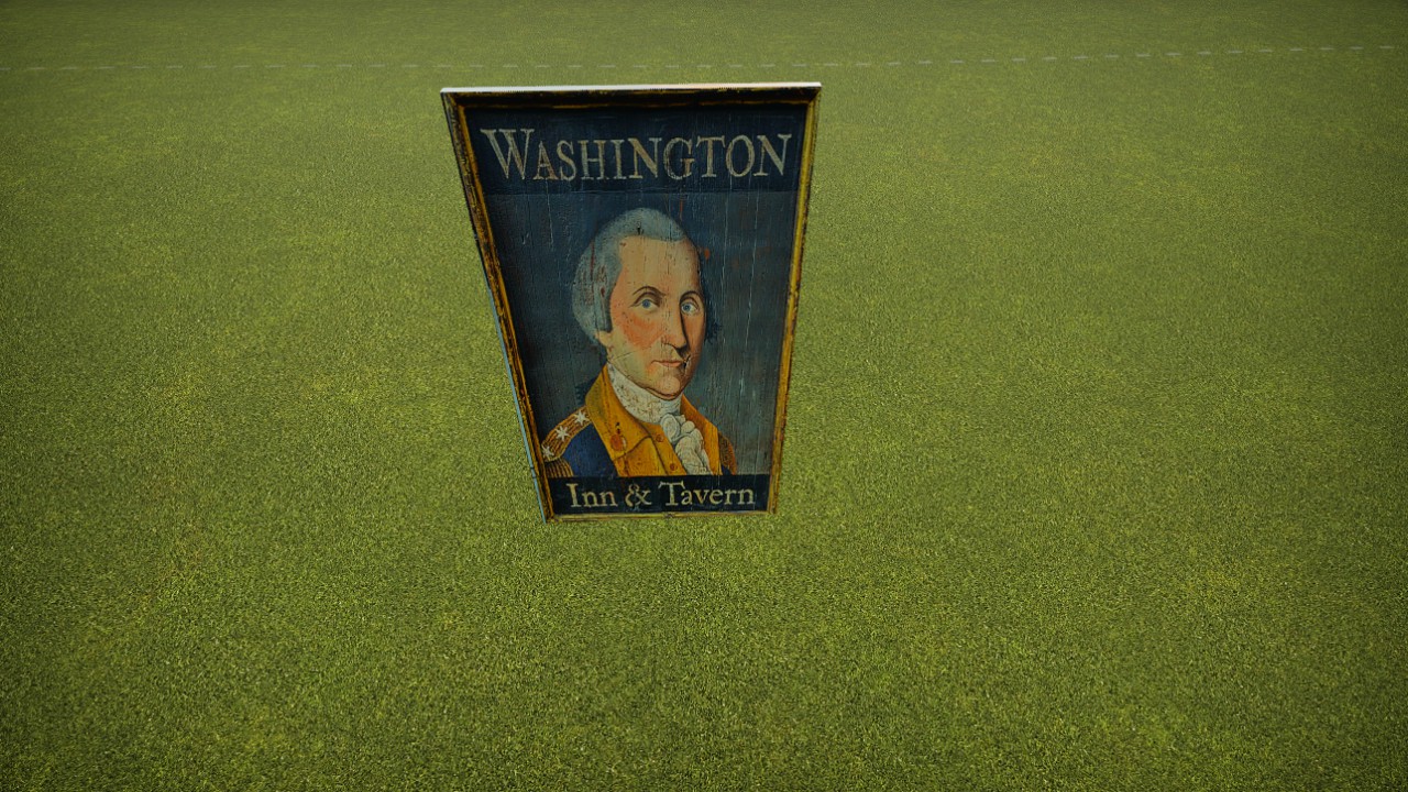 DA-Washington Inn Sign