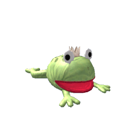 Stuffed Frog- Green