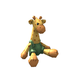 Stuffed Giraffe- Green