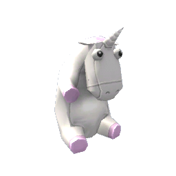 Stuffed Unicorn- White