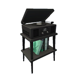 Vinyl Stereo- Black