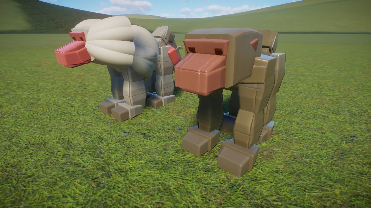 Posable: Hamadryas Baboon