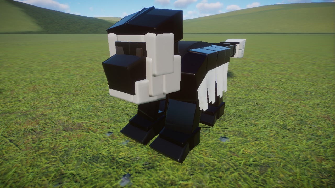 Posable: Mantled guereza