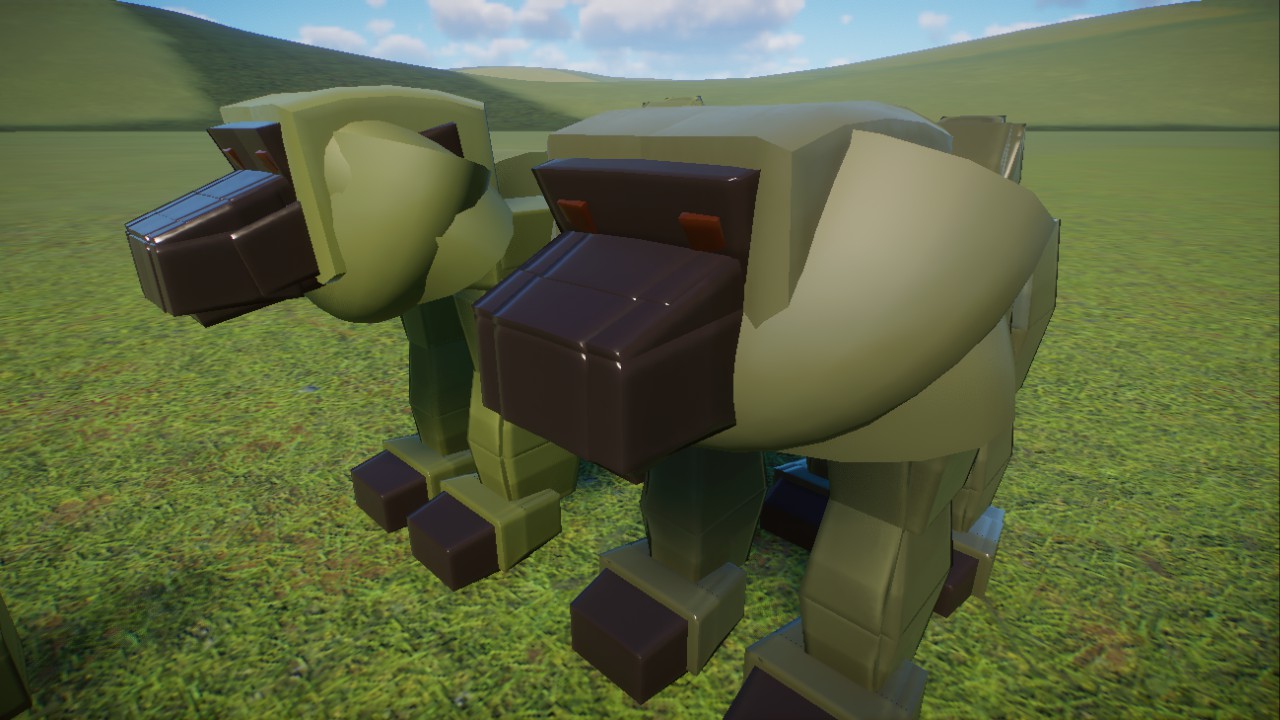 Posable: Olive baboon