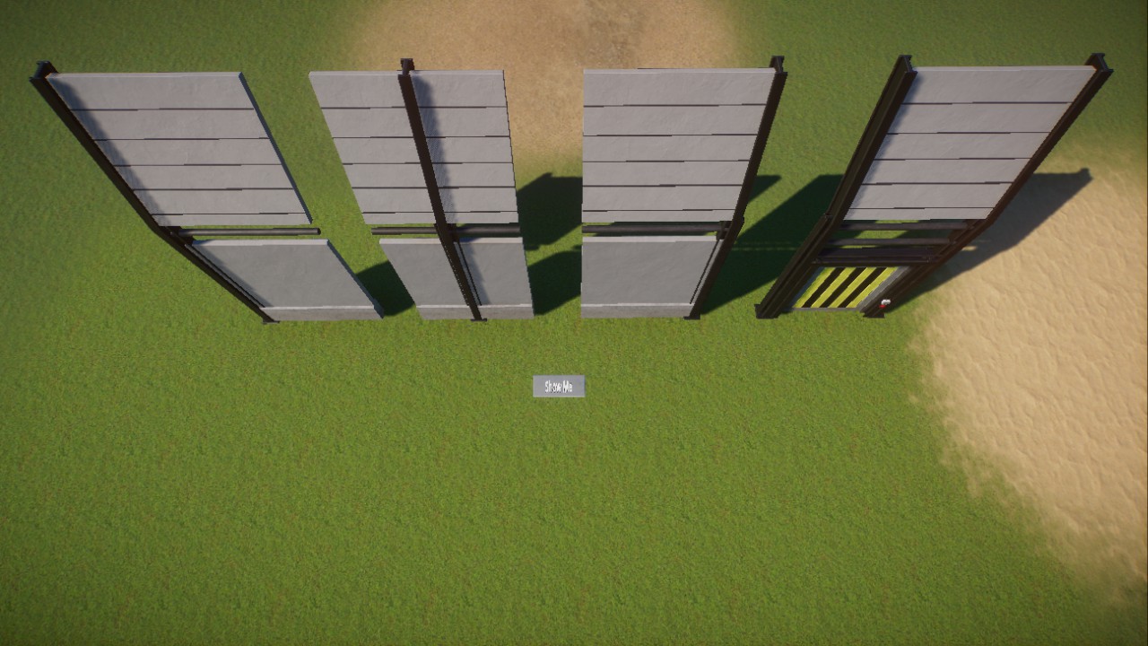 Memorable Extras: Heavy Steel and Concrete Fence