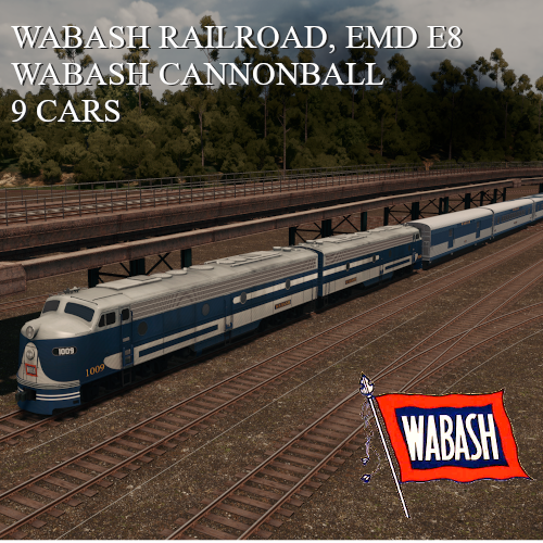 EMD E8 Wabash Cannonball preview