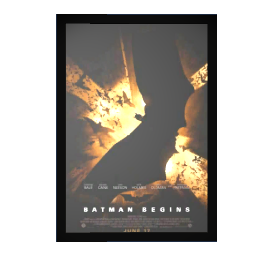 Batman Begins Framed Movie Poster