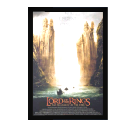Fellowship of the Ring Framed Movie Poster