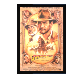 Indiana Jones and the Last Crusade Framed Movie Poster