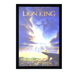 Lion King Framed Movie Poster