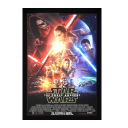 Star Wars The Force Awakens Framed Movie Poster