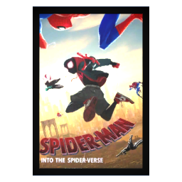 Spider-Man Into The Spider-verse Framed Movie Poster