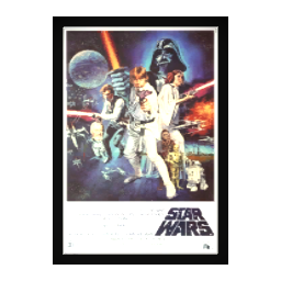 Star Wars A New Hope Framed Movie Poster