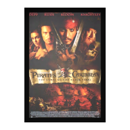 Pirates of the Caribbean Framed Movie Poster