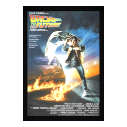 Back To The Future Framed Movie Poster