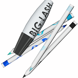 Beauty Clutter Mascara & Liners Blue