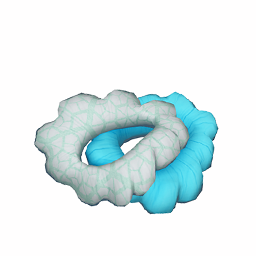 Beauty Clutter Scrunchies Blue