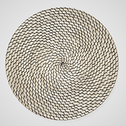 Round Placemat Weaved Light