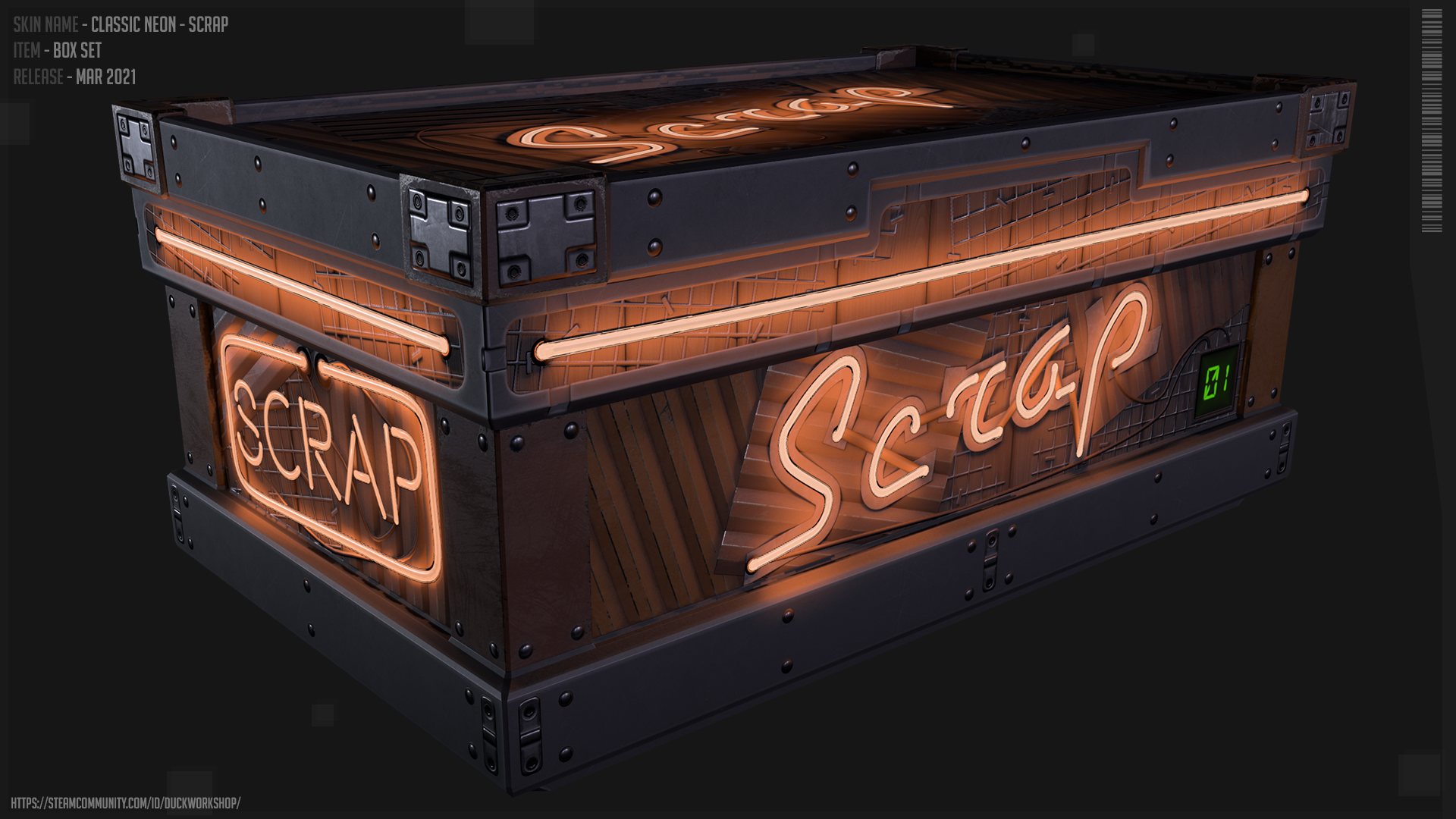 Neon Scrap Storage