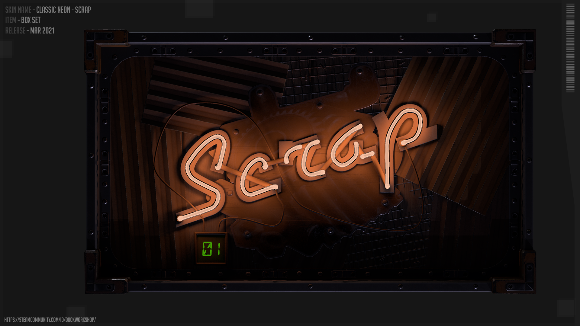 Neon Scrap Storage