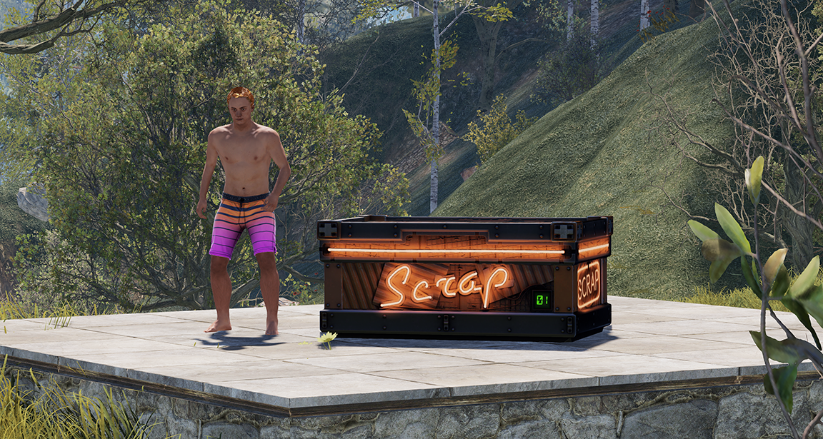 Neon Scrap Storage