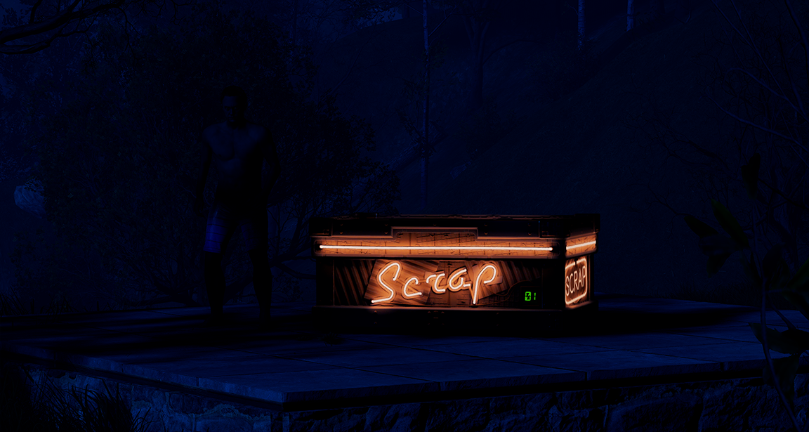 Neon Scrap Storage