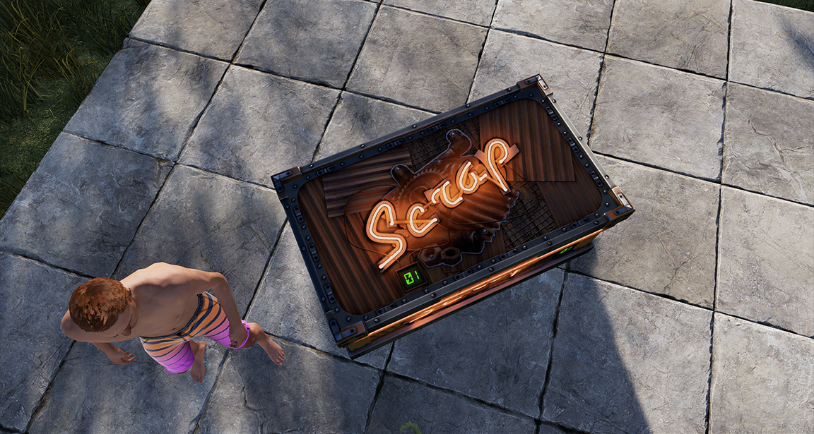 Neon Scrap Storage