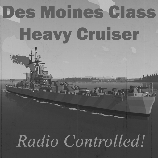 1/5 Scale RC Des Moines Class Heavy Cruiser