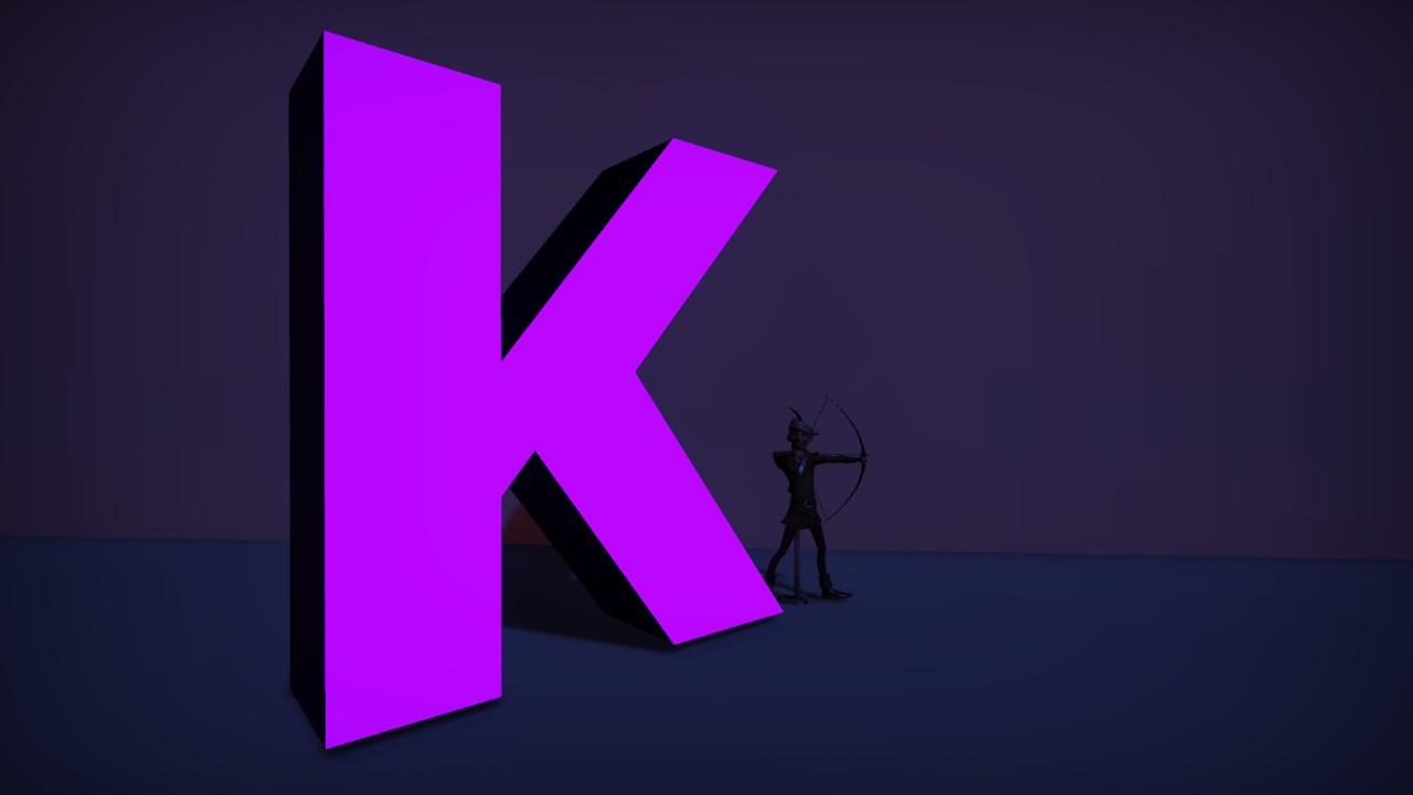 -K- Simple-Font GLOW FLEXICOLOR 4M - TRIGGERABLE