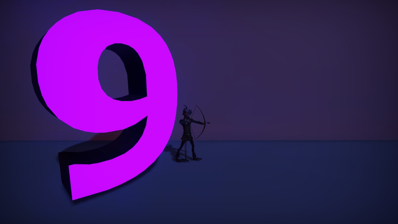 -9- Simple-Font GLOW FLEXICOLOR 4M - TRIGGERABLE
