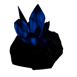 Blue Crystal Cluster