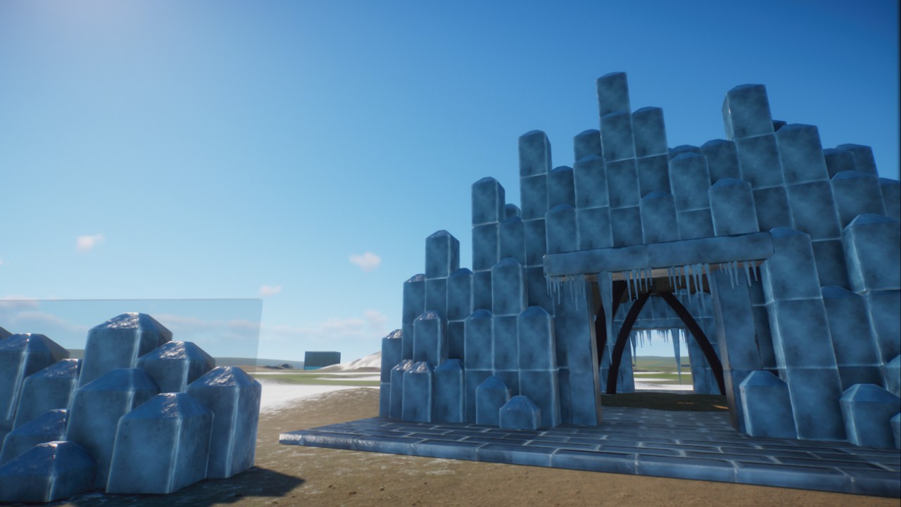 Ice Crystal Palace incl. fence module