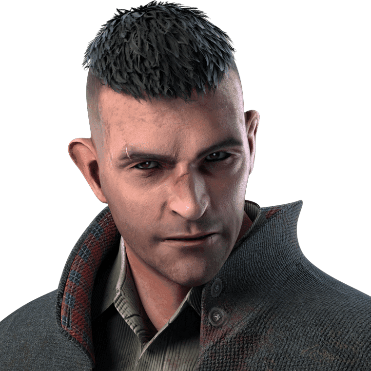 David King (Dead By Daylight) InfectionHUD Portrait - Francis