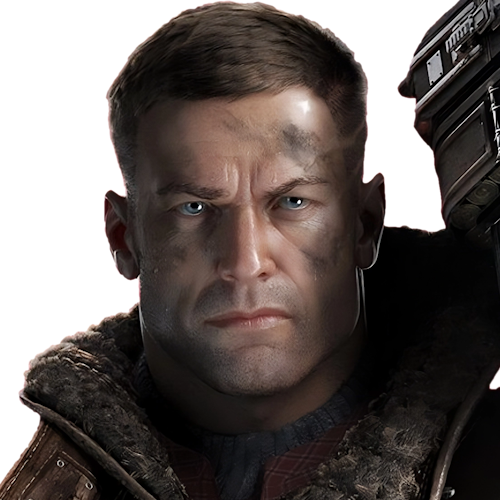 B.J. Blazkowicz (Wolfenstein) InfectionHUD Portrait - Nick