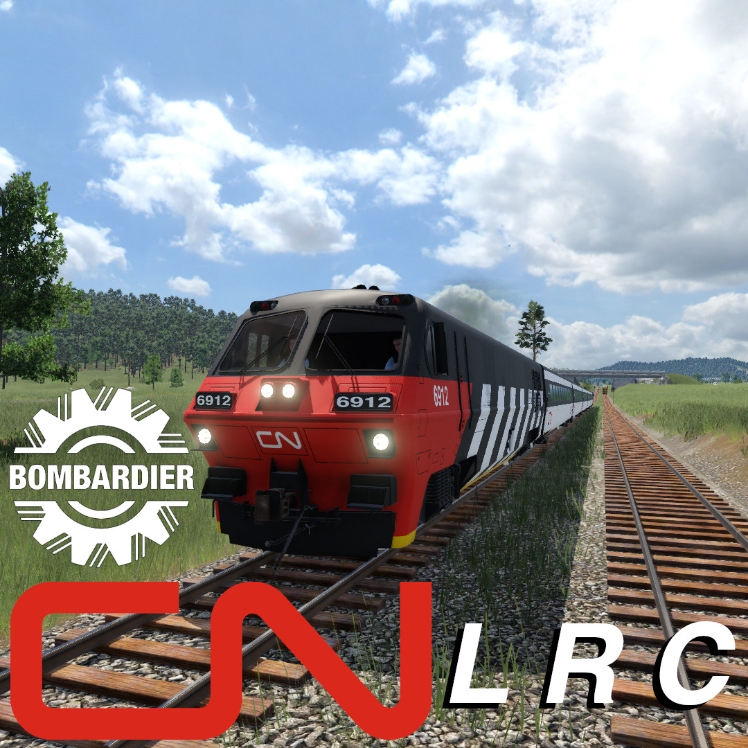 Canadian National Bombardier LRC Train