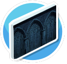 Gothic Archways Canvas