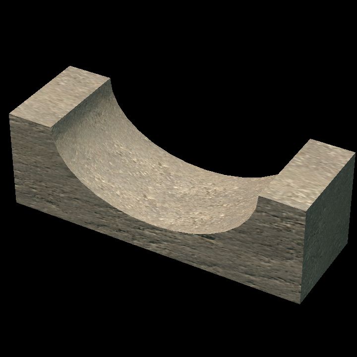 Skate ramp stone 1